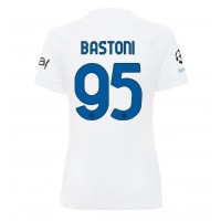 Inter Milan Alessandro Bastoni #95 Replica Away Shirt Ladies 2023-24 Short Sleeve